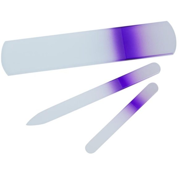 Sephora Other - 3-piece MANI-PEDI Czech Glass Nail File Set - Purple